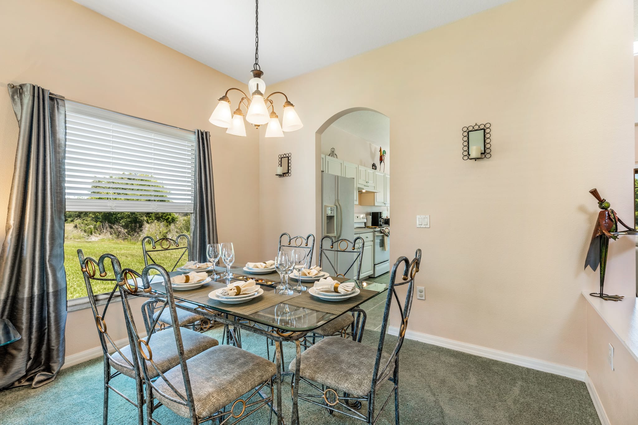 second lounge dining area